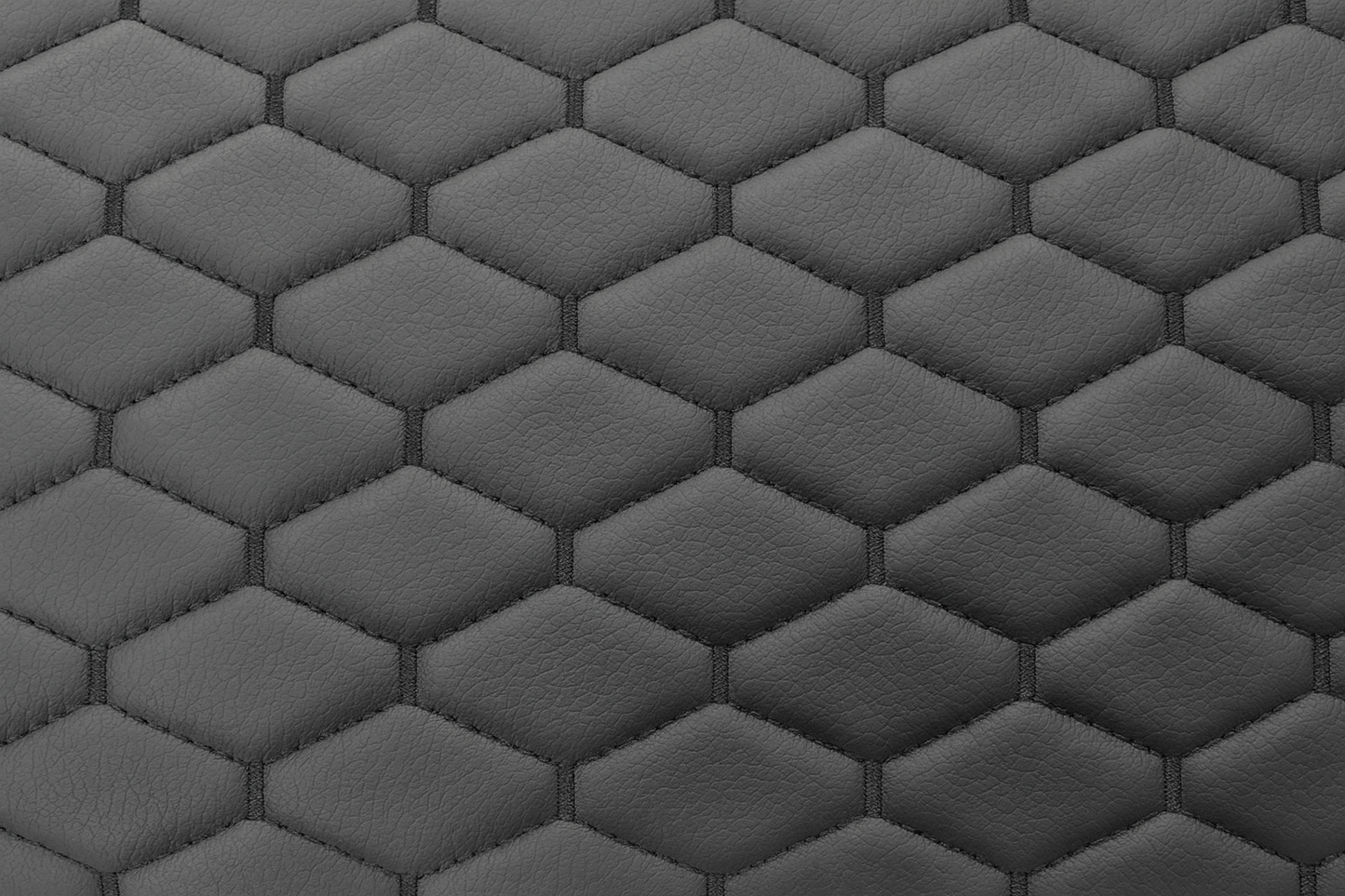 Stitch Vinyl with Sponge Backing Black (Per Meter) Sonpra