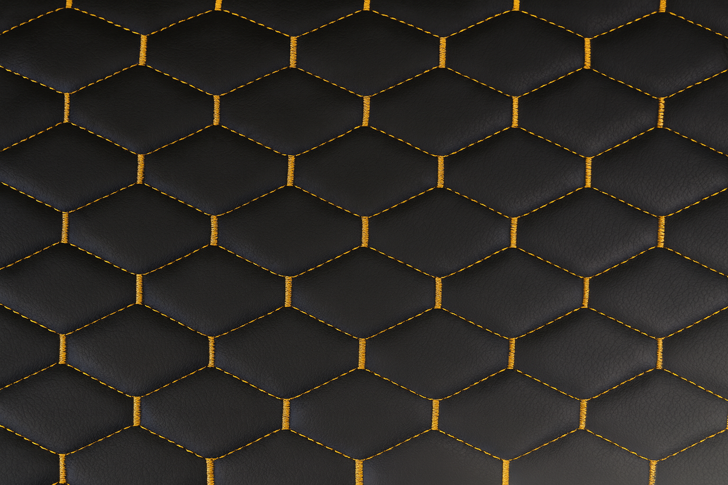 Stitch Vinyl with Sponge Backing Orange (Per Meter) Sonpra