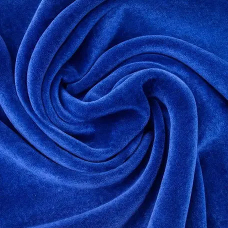 Fabric Velvet Blue (Per Meter)