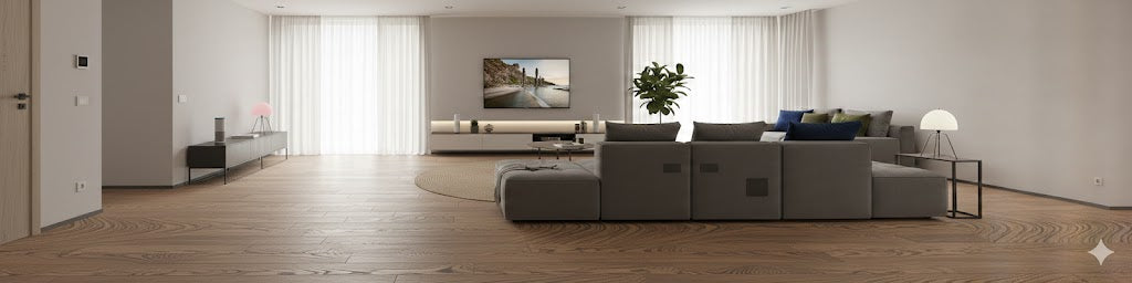 Vinyl Peel & Stick Flooring Tiles Brown (18pcs)