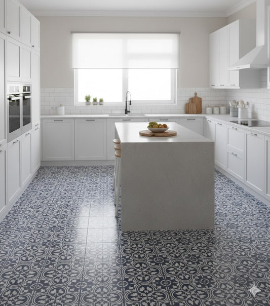 Vinyl Peel & Stick Flooring Tiles (8pcs)