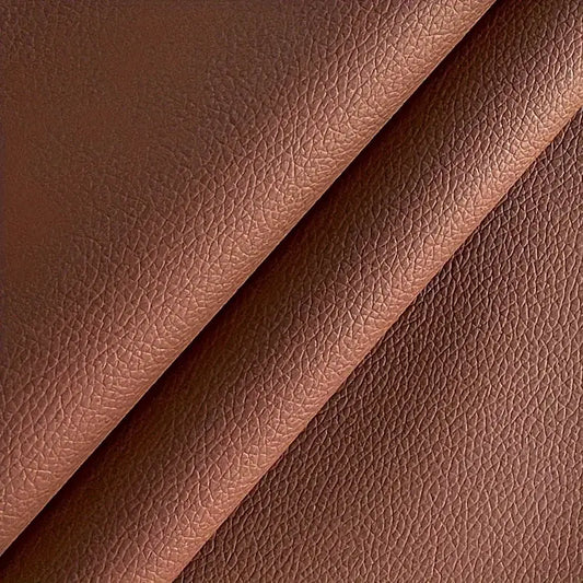 Faux Leather Brown 2 Tone (Per Meter) Sonpra
