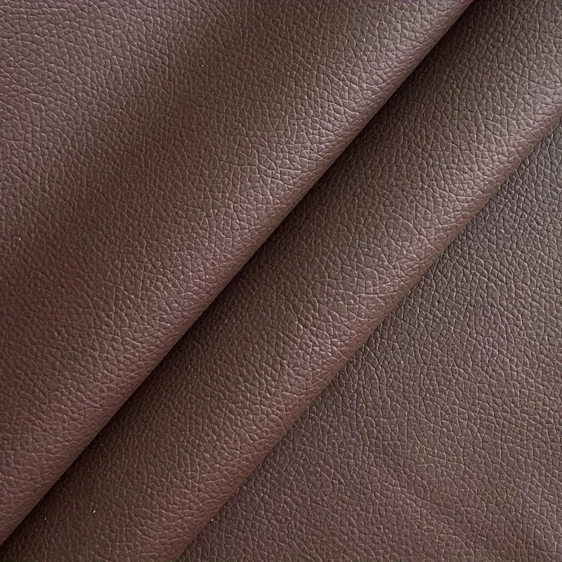 Faux  Leather Dark Brown (Per Meter) Sonpra
