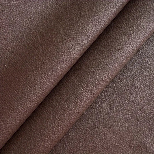 Faux  Leather Dark Brown (Per Meter) Sonpra