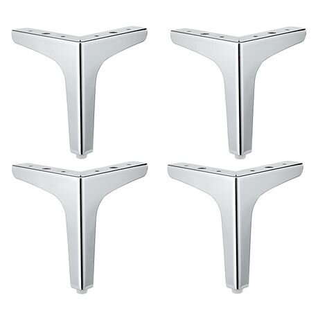 Silver Metal Furniture Leg (4pcs)