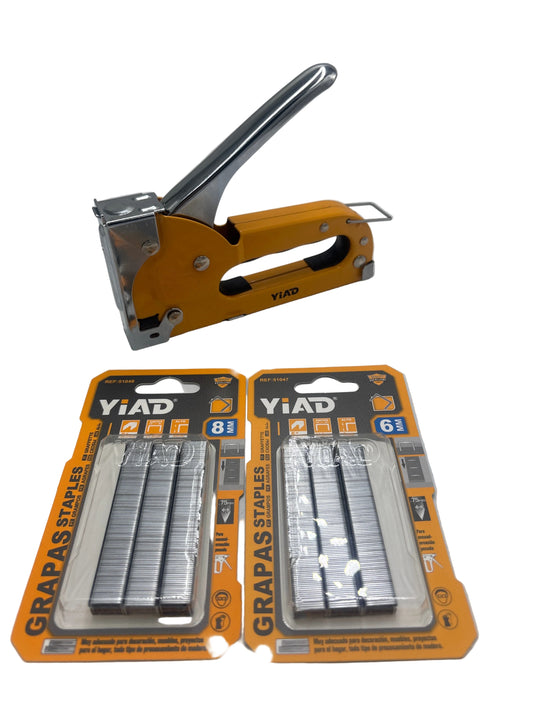 Yiad Staple Gun + Staples (6mm & 8mm)