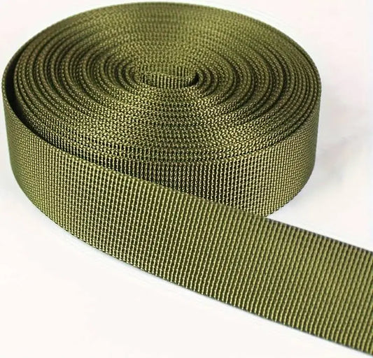 Webbing Olive Green 25mm (Per Meter)