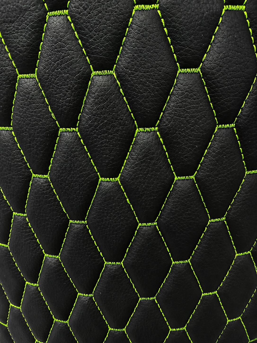 Stitch Vinyl with Sponge Backing Green (Per Meter)