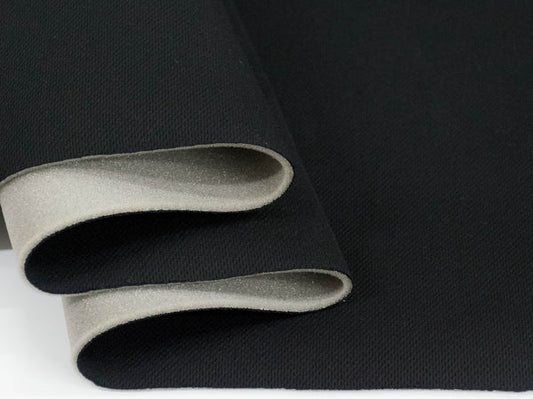 Hoodlining Birds Eye Black (Per Meter) Sonpra